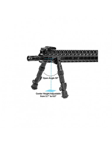 Tactical bipod for Keymod system -...