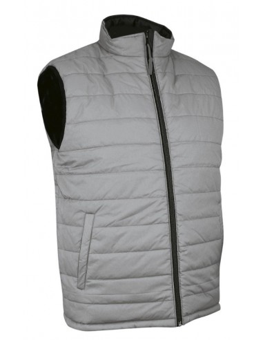 Black and Gray Reversible Rebel Vest...