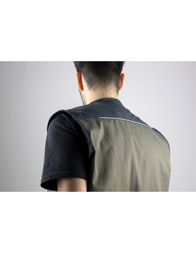 Gilet multi-poches vert Memo - LMA