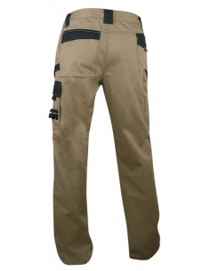 Pantalon multipoches beige... 2