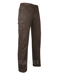 Pantalon non doublé marron...