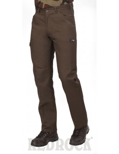 Daim Brown Unlined Trousers - LMA
