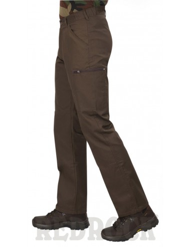 Daim Brown Unlined Trousers - LMA
