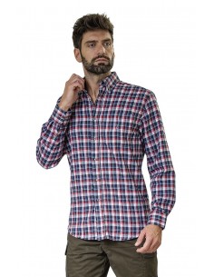 Camisa de franela roja...