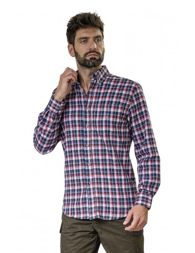 Chemise en flanelle rouge Castor -...