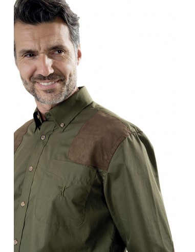 Chemise Percussion Marcilly Verte -...