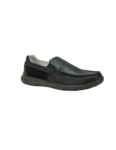 Mocassino Active Pelle Lemin Nero -...