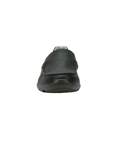Mocassin Lemin en cuir actif noir -...