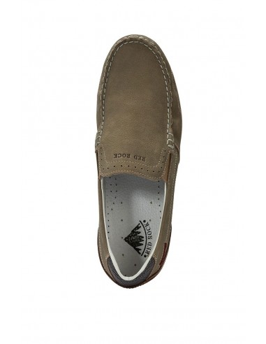 Mocassino Aerato Tapiro Beige - RED ROCK