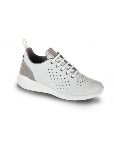 White Memory Touch Shoe - RED ROCK