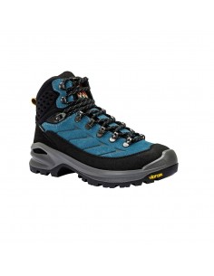 Botte en daim turquoise...