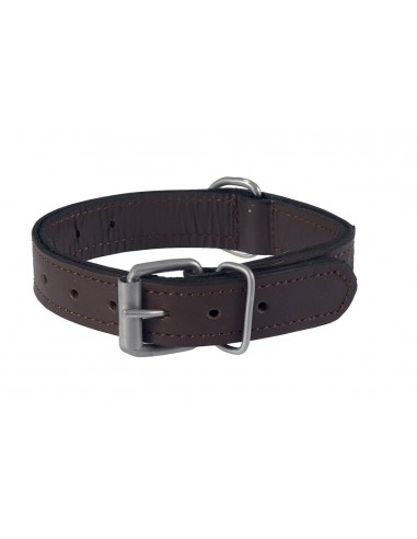 Brown Leather Collar 60 cm - STEPLAND