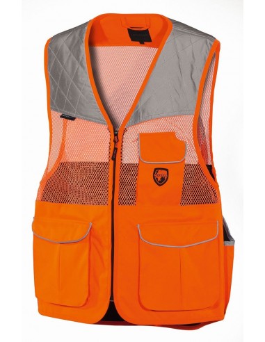 Gilet Rete Arancio Fluo Impermeabile...