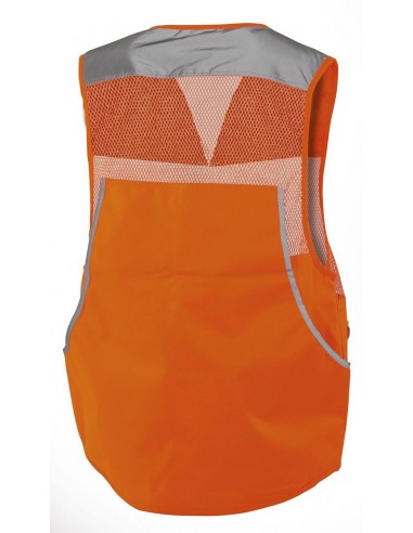 Chaleco de malla impermeable naranja...
