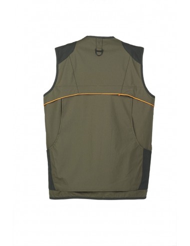 Chaleco Cazador Stretch Verde/Naranja...