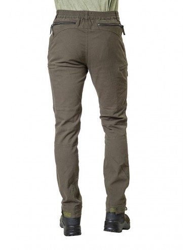 Pantalone Canvas Elasticizzato Verde...