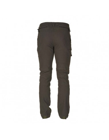 Green Stretch Canvas Trousers - UNIVERS