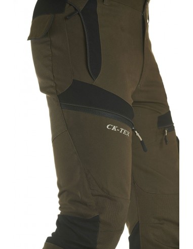 Green Tofane Canvas Stretch Trousers...