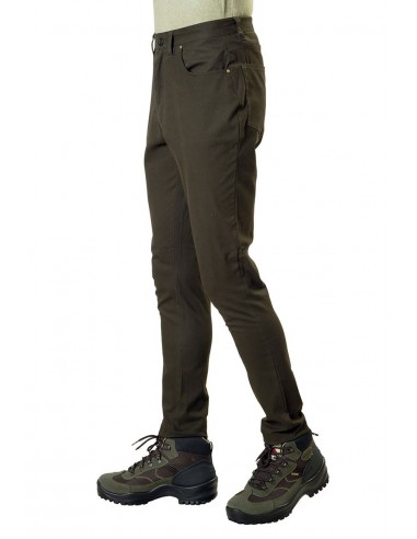 Pantalón casual de algodón elástico...