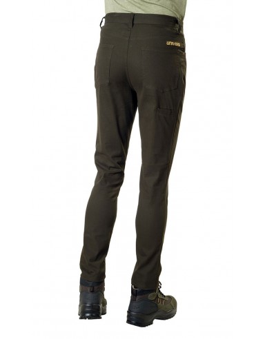 Casual Green Stretch Cotton Trousers...