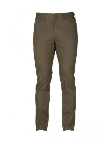 Pantalon décontracté en coton stretch...