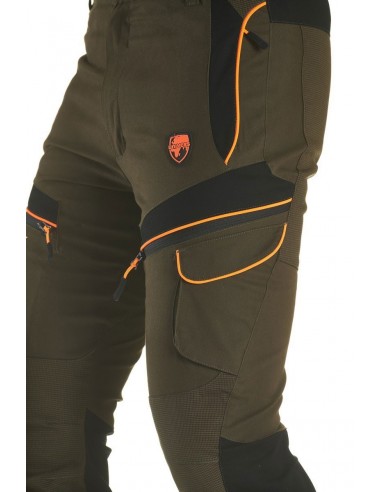 Green/Orange Tofane Stretch Trousers...