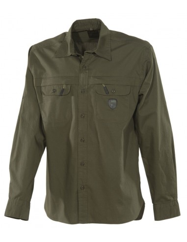 Green Long Sleeve Poplin Shirt - UNIVERS