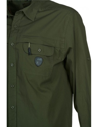 Green Long Sleeve Poplin Shirt - UNIVERS