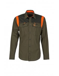 Camicia Elasticizzata Verde...