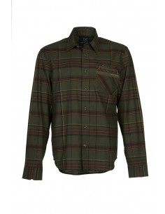 Chemise à carreaux en coton...