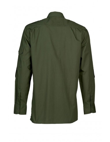 Forest Green Poplin Long Sleeve Shirt...
