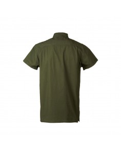 Chemise en popeline verte à... 2