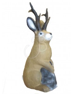 Silueta 3d de Jackalope - 3DI