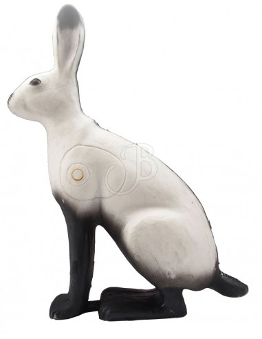 Silueta 3d de conejo de nieve - A.A.