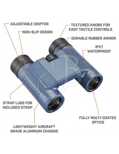 H2o 8x25 Standard Wp+fp Binoculars...