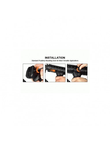 Impugnatura en ABS Foregrip Nera -...