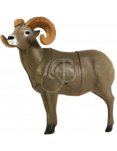 Silhouette 3d de mouflon...