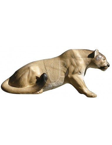Silhouette de lion de montagne 3D -...