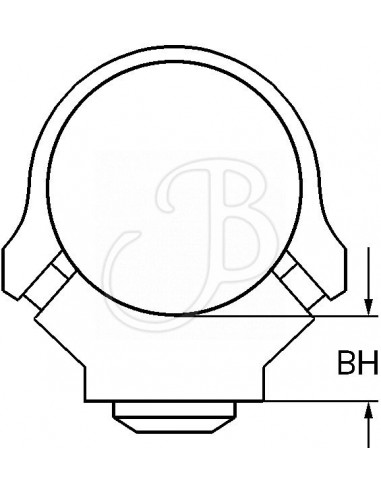 10826095 Rear Pivot Ring 1"-26 - Bh:...