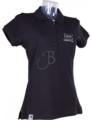 Polo Women S/s - Gf- Black - GLOCK
