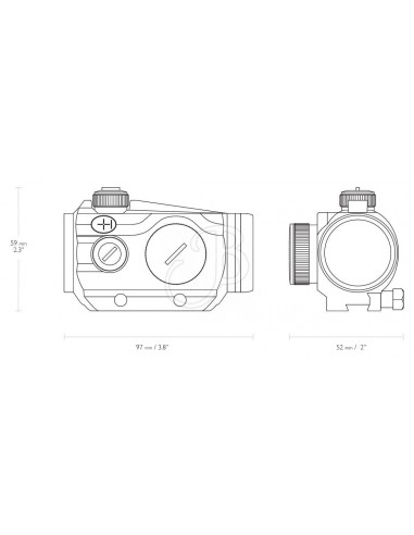 Vantage Red Dot Sight 1x30 3moa -...