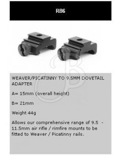 Adapter 11mm On Weaver Base...
