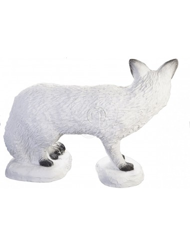 Standing White Fox 3d Silhouette - SRT