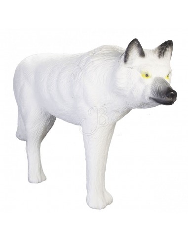 Silhouette 3d de loup blanc - SRT