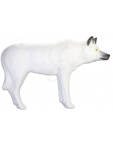 Silhouette 3d de loup blanc - SRT