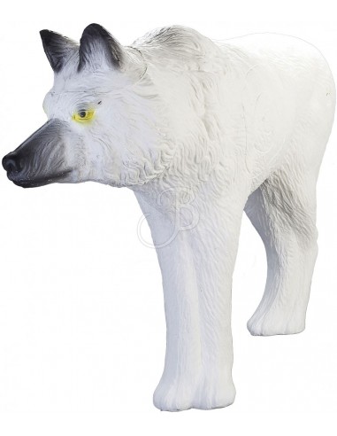 Silhouette 3d de loup blanc - SRT