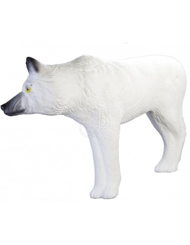 Silhouette 3d de loup blanc - SRT