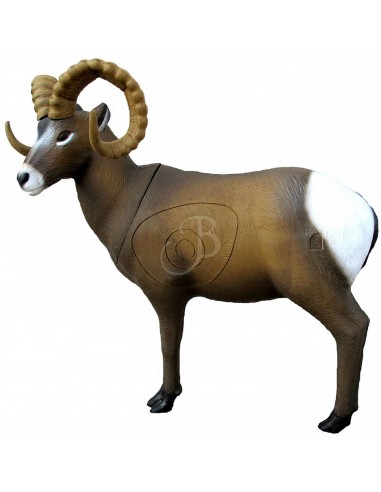 3d Silhouette Rocky Mountain Sheep - SRT