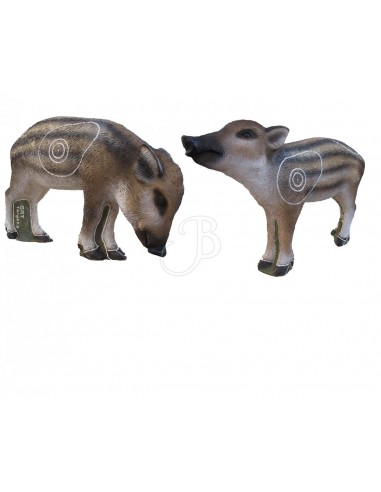 3d silhouette Pair of Striped Cats - SRT