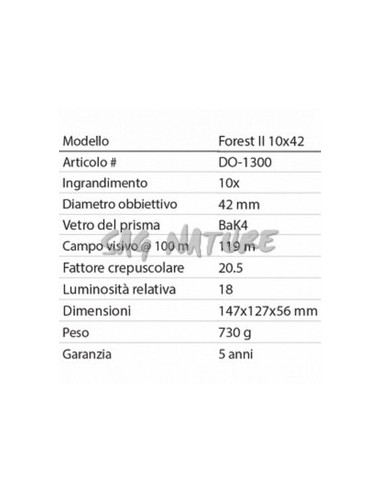 Forest Ii 10x42 binoculars - Do1300 -...